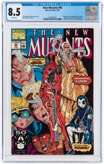 "NEW MUTANTS" #98 FEBRUARY 1991 CGC 8.5 VF+ (FIRST DEADPOOL).