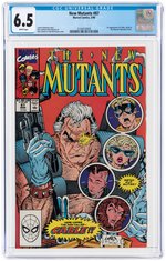 "NEW MUTANTS" #87 MARCH 1990 CGC 6.5 FINE+ (FIRST CABLE).