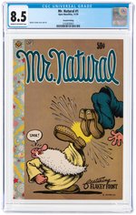 "MR. NATURAL" #1 NOVEMBER 1970 (SECOND PRINT) CGC 8.5 VF+.