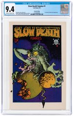 "SLOW DEATH FUNNIES" #1 APRIL 1970 (SECOND PRINT) CGC 9.4 NM.