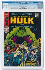 "TALES TO ASTONISH" #101 MARCH 1968 CGC 7.5 VF-.