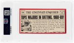 1971 TOPPS PETE ROSE - GREATEST MOMENTS #15 PSA VG 3.