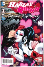 "HARLEY QUINN VALENTINE'S DAY SPECIAL" #1 WITH WALTER SCHOENLEBER ORIGINAL ART SKETCH COVER.