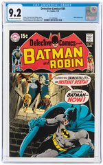 "DETECTIVE COMICS" #395 JANUARY 1970 CGC 9.2 NM-.