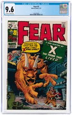 "FEAR" #2 JANUARY 1971 CGC 9.6 NM+.