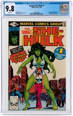 "SAVAGE SHE-HULK" #1 FEBRUARY 1980 CGC 9.8 NM/MINT (FIRST SHE-HULK).