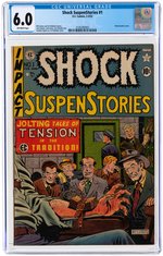 "SHOCK SUSPENSTORIES" #1 FEBRUARY-MARCH 1952 CGC 6.0 FINE.