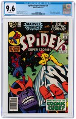 "SPIDEY SUPER STORIES" #39 MARCH 1979 CGC 9.6 NM+.