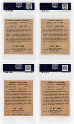 1941 PLAY BALL PSA BASEBALL CARD LOT WITH McCORMICK/DANNING/MAY.