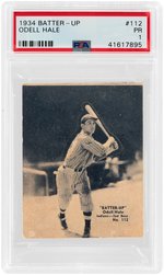 1934 BATTER-UP ODELL HALE #112 PSA PR 1.