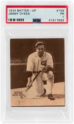 1934 BATTER-UP JIMMY DYKES #159 PSA PR 1.