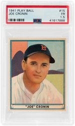 1941 PLAY BALL JOE CRONIN (HOF) #15 PSA FR 1.5.