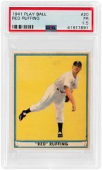 1941 PLAY BALL RED RUFFING (HOF) #20 PSA FR 1.5.