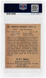 1941 PLAY BALL RED RUFFING (HOF) #20 PSA FR 1.5.