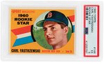 1960 TOPPS CARL YASTRZEMSKI (HOF) ROOKIE STAR #148 PSA EX 5.