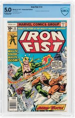 "IRON FIST" #14 AUGUST 1977 CBCS 5.0 VG/FINE (FIRST SABRETOOTH).