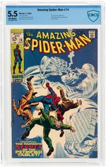 "AMAZING SPIDER-MAN" #74 JULY 1969 CBCS 5.5 FINE-.