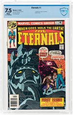 "ETERNALS" #1 JULY 1976 CBCS 7.5 VF- (FIRST ETERNALS).