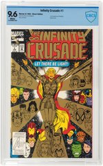 "INFINITY CRUSADE" #1 JUNE 1993 CBCS 9.6 NM+.