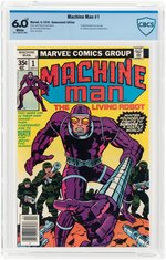 "MACHINE MAN" #1 APRIL 1978 CBCS 6.0 FINE.