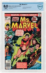 "MS. MARVEL" #1 JANUARY 1977 CBCS 8.0 VF (FIRST CAROL DANVERS AS MS. MARVEL).