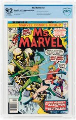 "MS. MARVEL" #2 FEBRUARY 1977 CBCS 9.2 NM-.