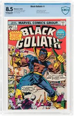 "BLACK GOLIATH" #1 FEBRUARY 1976 CBCS 8.5 VF+.