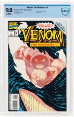 "VENOM: THE MADNESS" #1 NOVEMBER 1993 CBCS 9.8 NM/MINT.