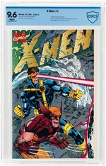 "X-MEN" #1 OCTOBER 1991 (COVER E) CBCS 9.6 NM+.