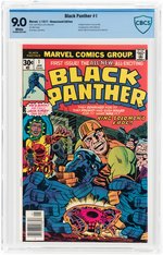 "BLACK PANTHER" #1 JANUARY 1977 CBCS 9.0 VF/NM.