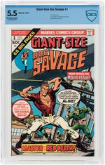 "GIANT-SIZE DOC SAVAGE" #1 1975 CBCS 5.5 FINE-.