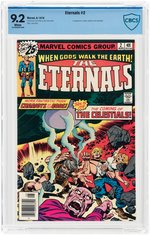 "ETERNALS" #2 AUGUST 1976 CBCS 9.2 NM-.