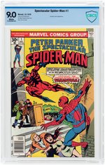 "SPECTACULAR SPIDER-MAN" #1 DECEMBER 1976 CBCS 9.0 VF/NM