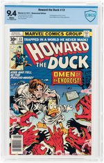 "HOWARD THE DUCK" #13 JUNE 1977 CBCS 9.4 NM.