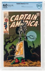 "CAPTAIN AMERICA" #113 MAY 1969 CBCS 6.0 FINE.