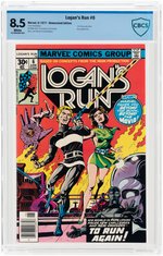 "LOGAN'S RUN" #6 JUNE 1977 CBCS 8.5 VF+.