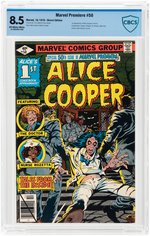 "MARVEL PREMIERE" #50 OCTOBER 1979 CBCS 8.5 VF+ (ALICE COOPER).