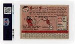 1958 TOPPS CURT FLOOD #464 PSA EX 5 (ROOKIE CARD).