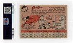 1958 TOPPS BOB BUHL #176 PSA NM 7.