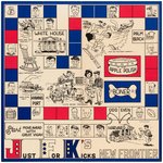 KENNEDY "JUST FOR KICKS" 1963 SATIRICAL BOARD GAME.