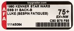 "STAR WARS: THE EMPIRE STRIKES BACK - LUKE SKYWALKER (BESPIN FATIGUES)" 31 BACK-B AFA 75+ EX+/NM.