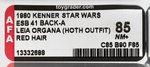 "STAR WARS: THE EMPIRE STRIKES BACK - PRINCESS LEIA ORGANA (HOTH OUTFIT)" 41 BACK-A AFA 85 NM+.