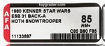 "STAR WARS: THE EMPIRE STRIKES BACK- HOTH SNOWTROOPER" 31 BACK-A AFA 85 NM+.