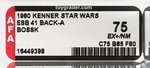 "STAR WARS: THE EMPIRE STRIKES BACK - BOSSK" 41 BACK-A AFA 75 EX+/NM.