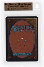 MAGIC THE GATHERING 1993 ALPHA JUMP COMMON BLUE BECKETT 9.5 GEM MINT.