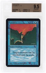 MAGIC THE GATHERING 1993 ALPHA INVISIBILITY COMMON BLUE BECKETT 9.5 GEM MINT.