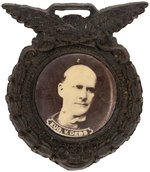 "EUG. V. DEBS" CELLO REAL PHOTO PORTRAIT WATCH FOB.