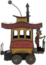 "TOONERVILLE TROLLEY" WIND-UP TOY.