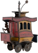 "TOONERVILLE TROLLEY" WIND-UP TOY.