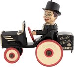 MARX "CHARLIE McCARTHY IN HIS BENZINE BUGGY" WIND-UP.